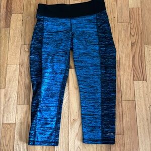 Champion Blue and Black Performance Leggings